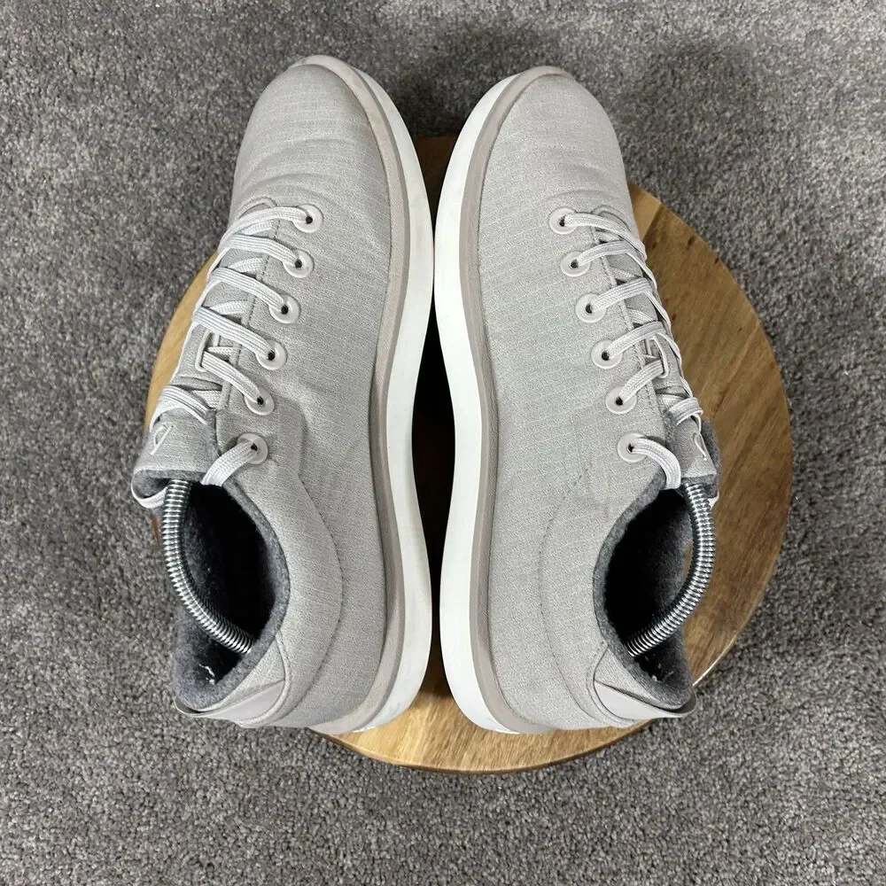 Allbirds Wool Pipers WP Mens Size 11 Gray Lace Up Low Top Casual Shoes Used